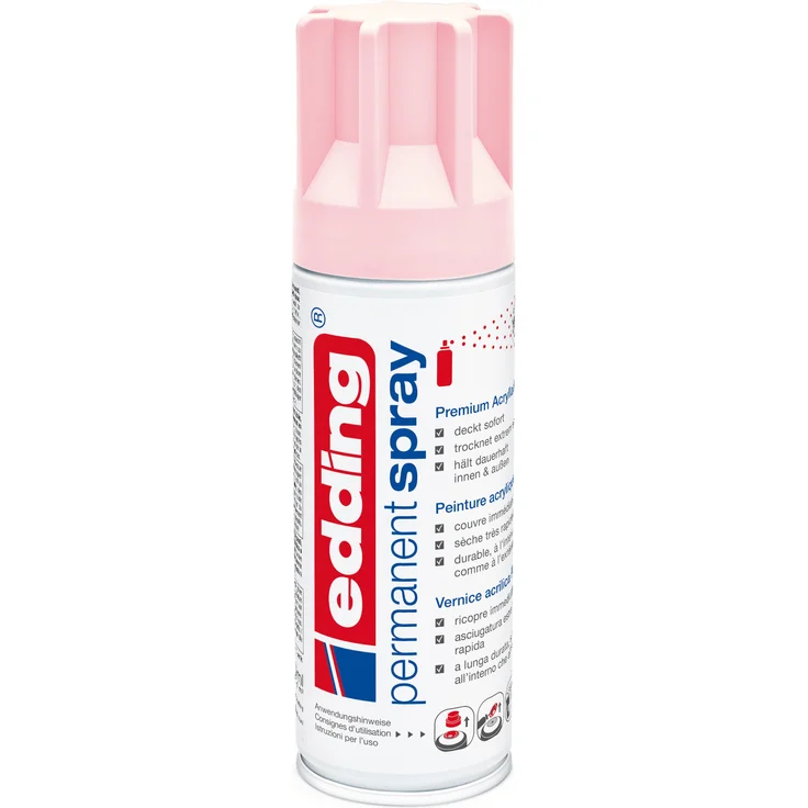 edding 5200 Permanent Spray Premium pastellrosa matt Acrylic Paint – Bild 1