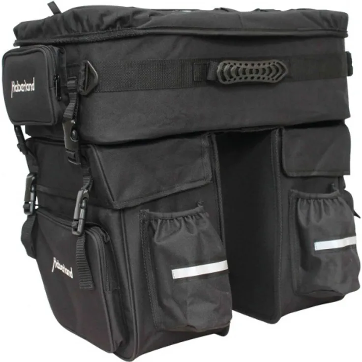 Haberland Dreifachpacktasche schwarz, 60 ltr