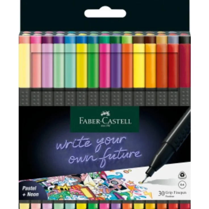 Faber-Castell Finepen Grip 30er Etui DE – Bild 1