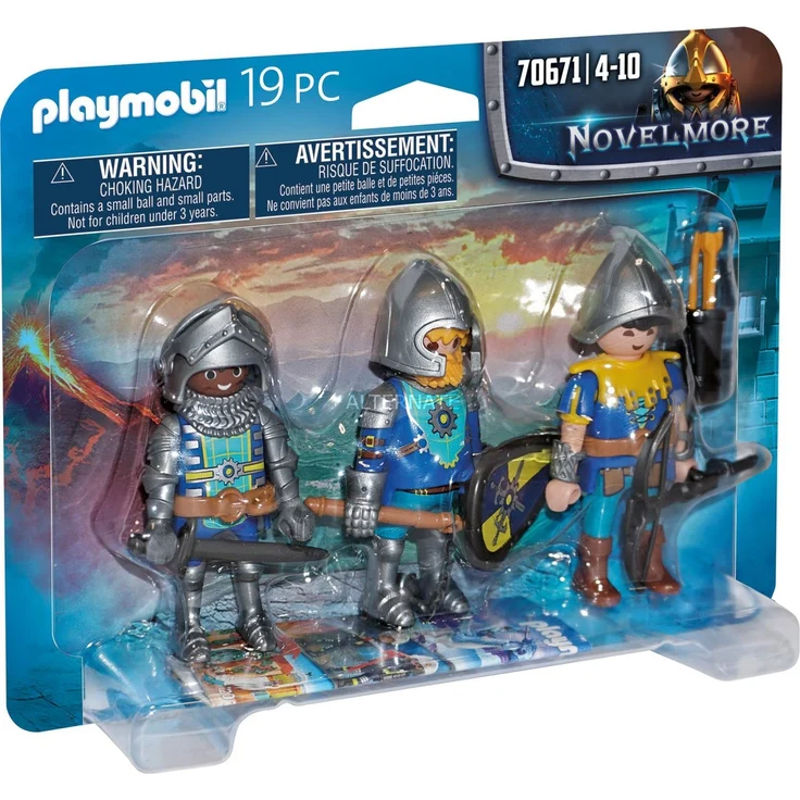 Playmobil Novelmore 70671 '3er Set Novelmore Ritter', 19 Teile, ab 4 Jahren – Bild 1