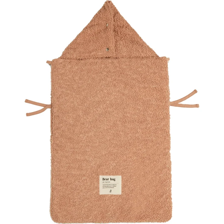 Jollein Basic Knit Fußsack Nougat Braun – Bild 1