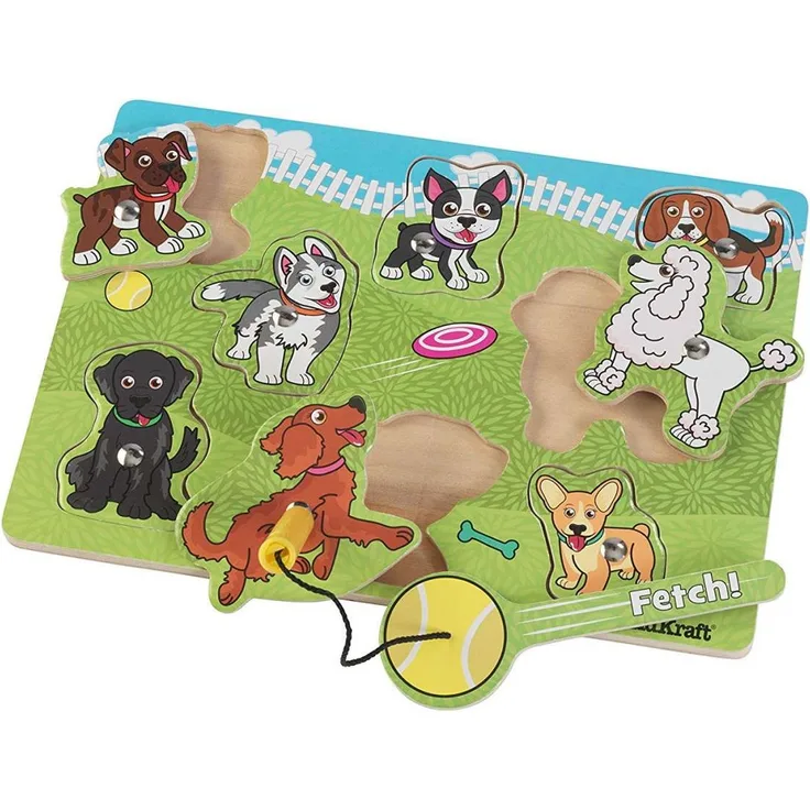 Magnetische Holz Puzzle Hundepark mit Angel von KidKraft