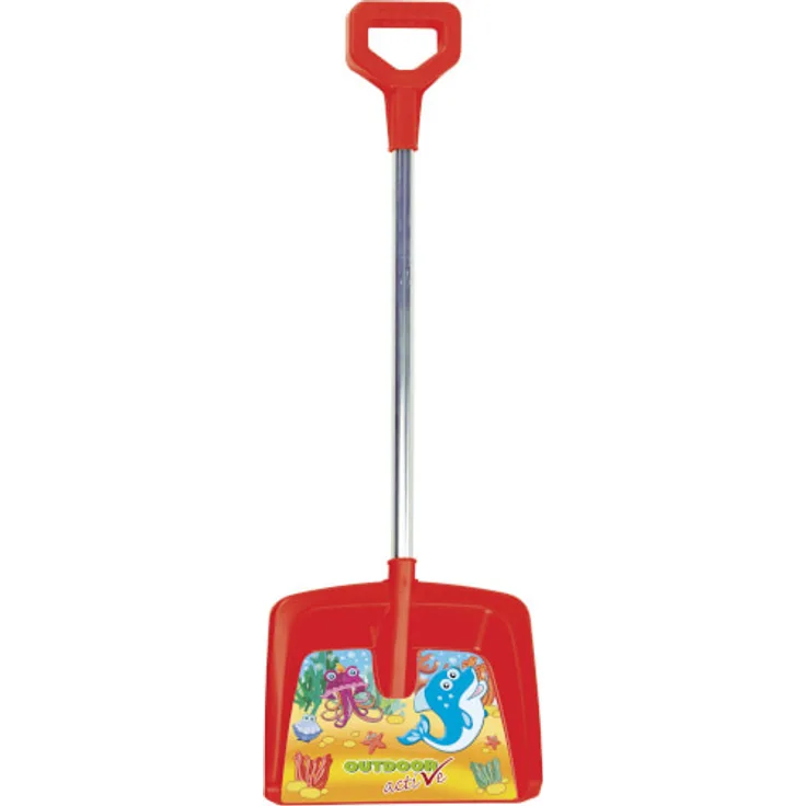 Outdoor active Schneeschaufel, rot, Länge 70 cm
