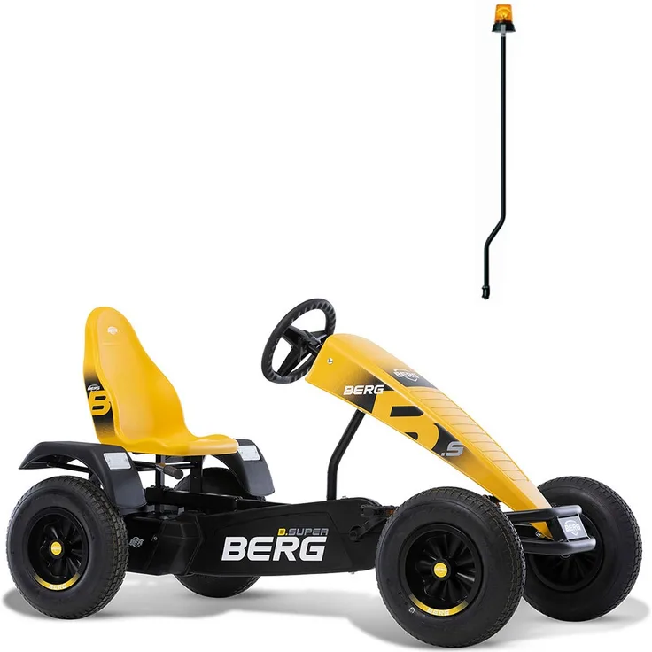 BERG Gokart B. Super Yellow BFR + Rundumlicht
