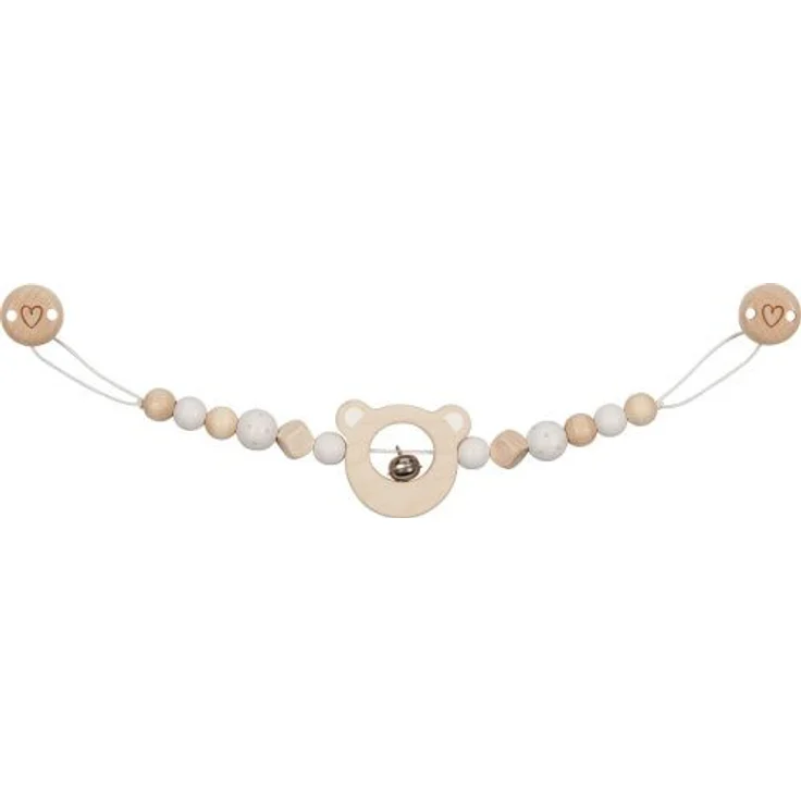 GoKi Kinderwagenkette Bärenkopf mit Clips