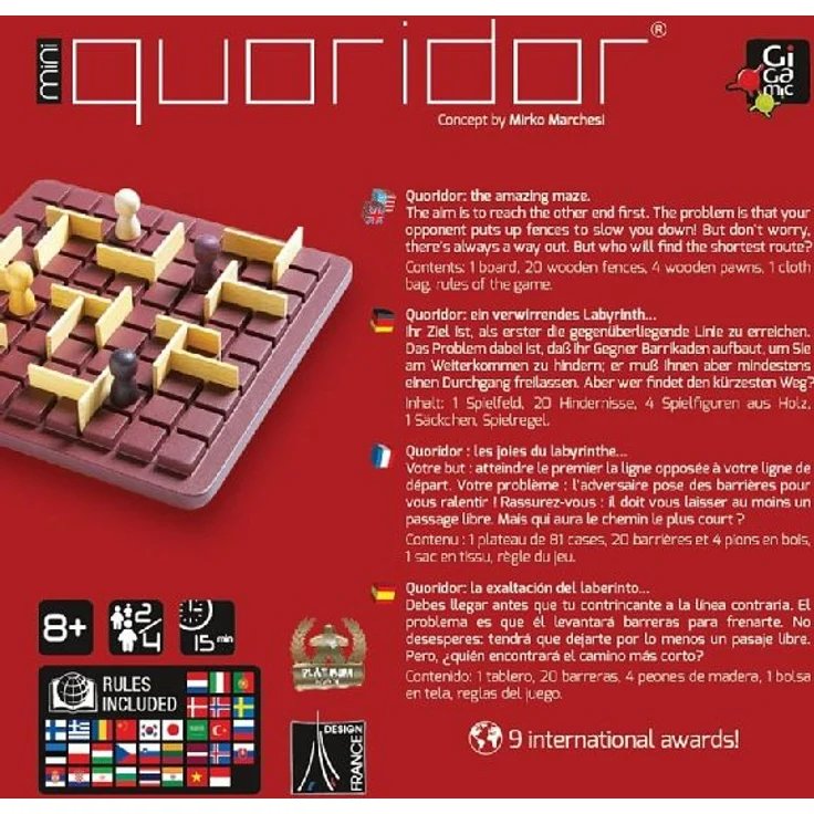 Smart Toys 'Quoridor Mini' Spiel – Bild 3