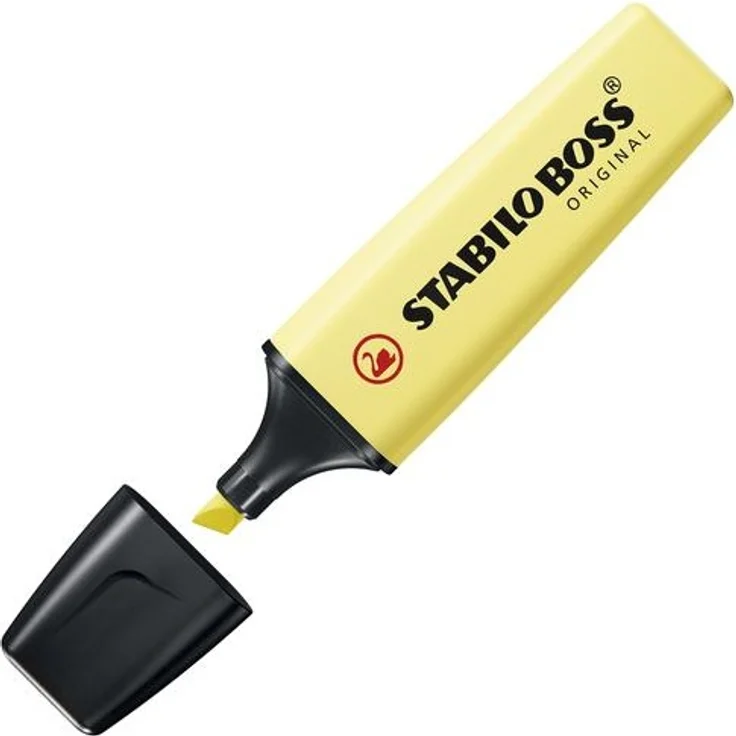 Textmarker - STABILO BOSS ORIGINAL - 15er Tischset - 9 Leuchtfarben, 6 Pastellfarben – Bild 7