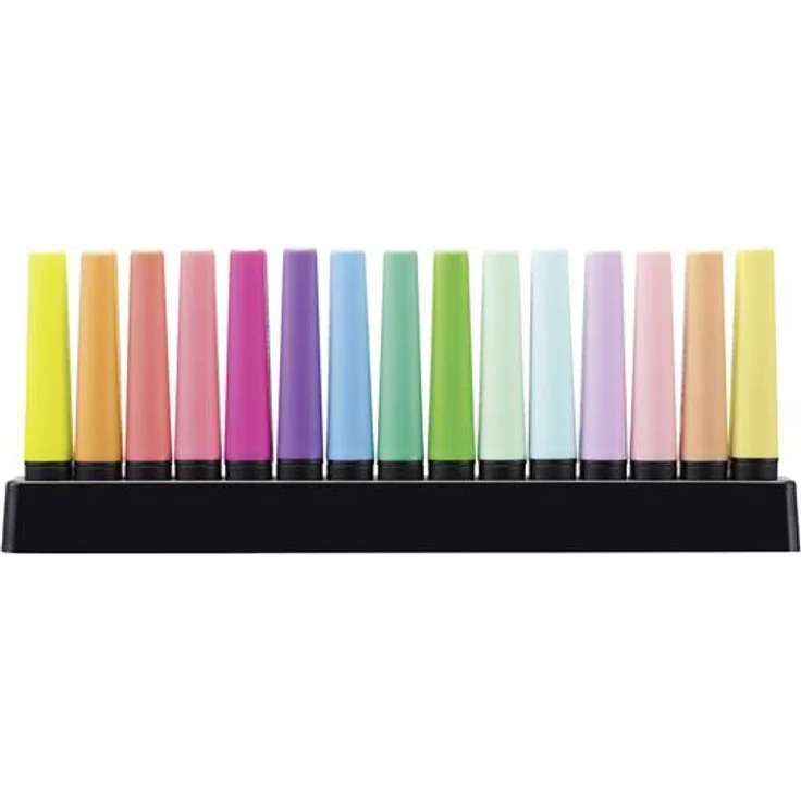 Textmarker - STABILO BOSS ORIGINAL - 15er Tischset - 9 Leuchtfarben, 6 Pastellfarben – Bild 2