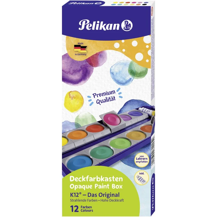 Pelikan Deckfarbkasten 735 K12 mit 12 Farben (DIN 5023) – Bild 5