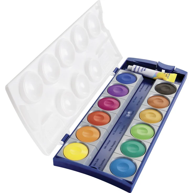 Pelikan Deckfarbkasten 735 K12 mit 12 Farben (DIN 5023) – Bild 4