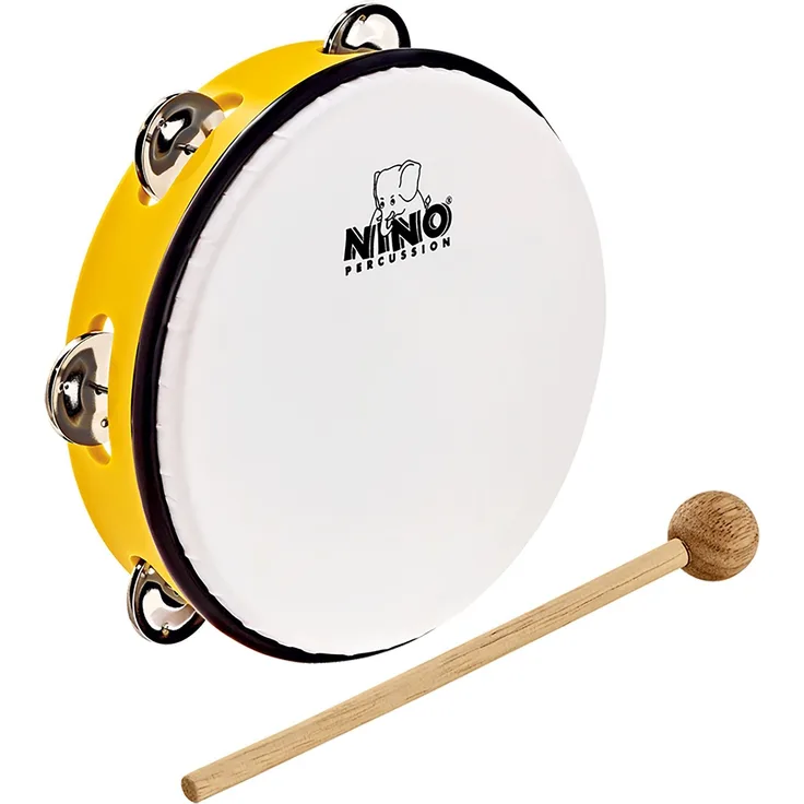 NINO Percussion ABS Tambourine 8 - Gelb (NINO51Y)