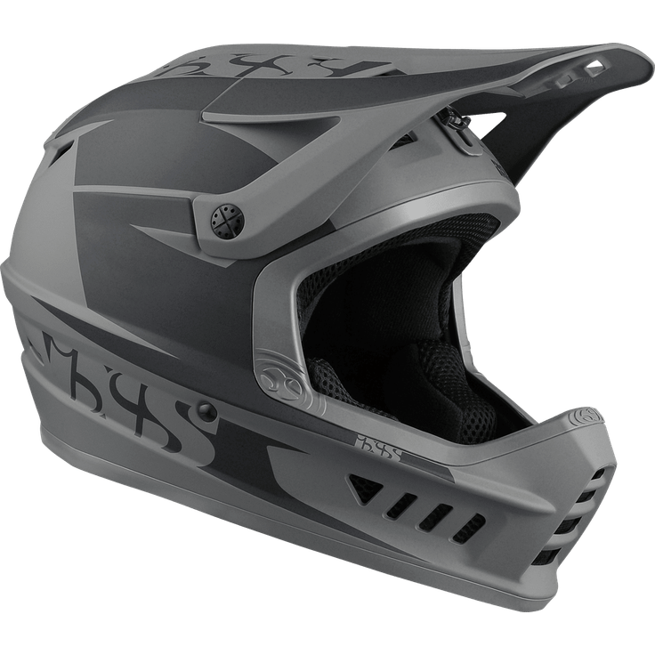 iXS XACT Evo Fullface-Helm - Black-Graphite 60 - 62 cm