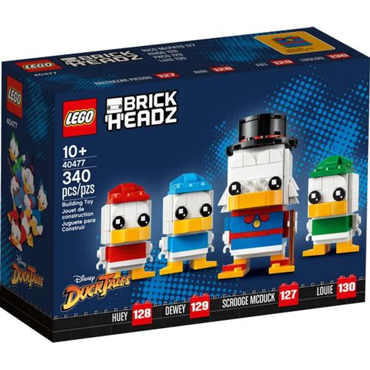 LEGO BrickHeadz 40477 'Dagobert Duck, Tick, Trick & Track', 340 Teile, ab 10 Jahren - Preisvergleich