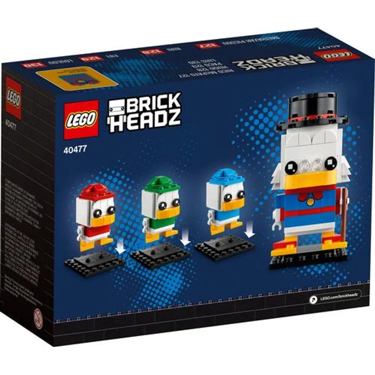 LEGO BrickHeadz 40477 'Dagobert Duck, Tick, Trick & Track', 340 Teile, ab 10 Jahren - Preisvergleich – Bild 3