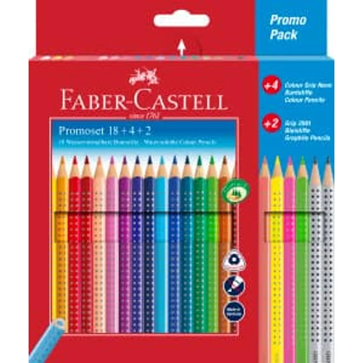 Faber-Castell - Promoset 18+4+2 - Colour Grip – Bild 1