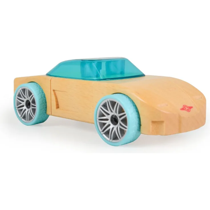 Moni Spielzeugautos Mini aus Buchenholz verschiedene Modelle, ab 4 Jahre blau