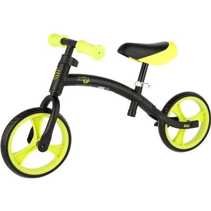 NILS Fun RB06 BLACK/GREEN PUSH BIKE NILS FUN