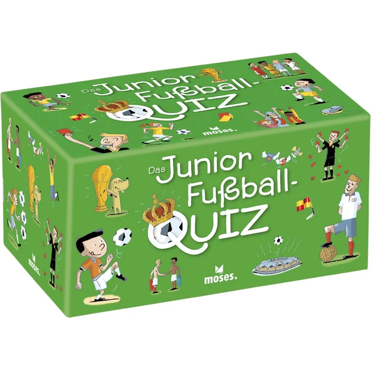 moses. 90233 - Das Junior Fußball Quiz, Kinderquiz ab 8 Jahre – Bild 1