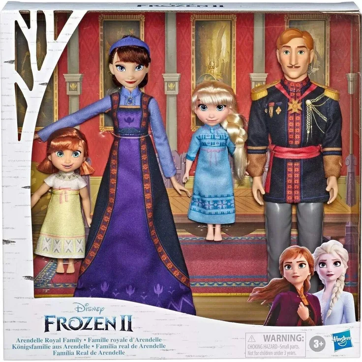 Disney Frozen 2 Arendelle Royal Family 4 Doll Set