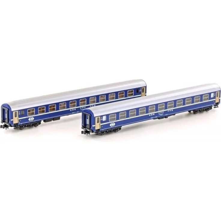 Kato K23009 2er Set RIC Liegewagen Bcm SBB, Ep. IV 1:160 Spur N