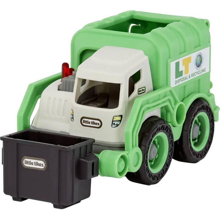 little tikes 659430EUC Dirt Diggers Mini-MÜLLAUTO-Realistisches Serviceauto-Robustes Spielauto für Drinnen und Draußen-Leicht zu Halten-REGT die Fantasie an-Für Kinder ab 2 Jahren
