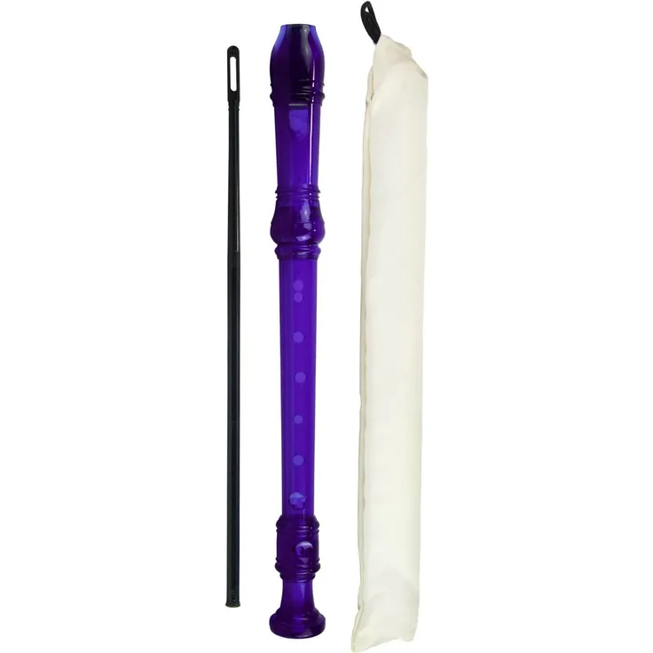 Tiger - REC7-PU - Blockflöte für Kinder - Violett