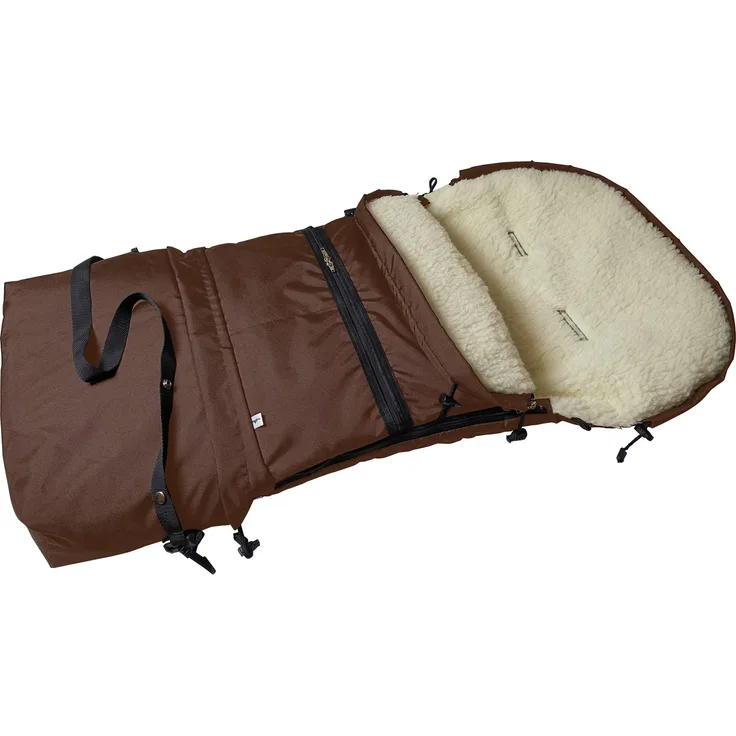 Bergsteiger Fußsack, Kinderwagen Winterfußsack 5-in-1, Gurtschlitze, für Babyschale, Babywanne, Sportwagen, Öko-Tex 100, Bergsteiger Kinderwagen-Zubehör
