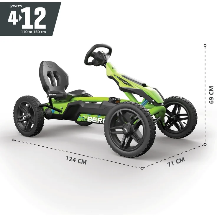 BERG Gokart Rally 2. 0 DRT grün BFR – Bild 4