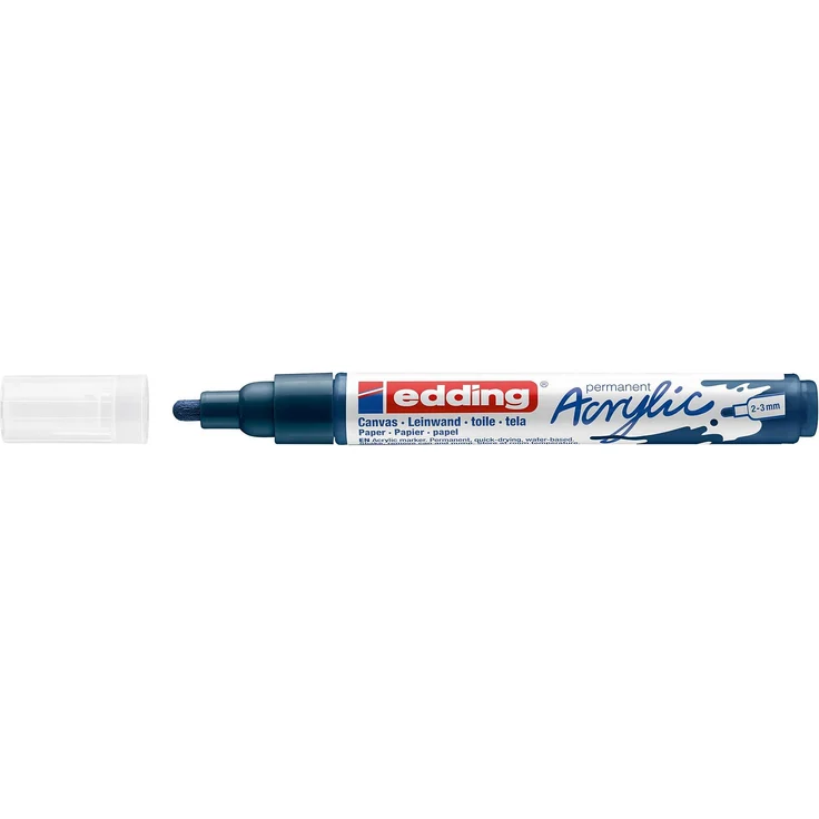 edding 5100 Acrylmarker medium elegant nachtblau – Bild 2