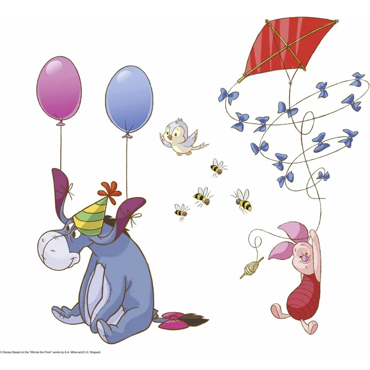 Komar Windowsticker Winnie Pooh Disney 31 x 31 cm – Bild 2