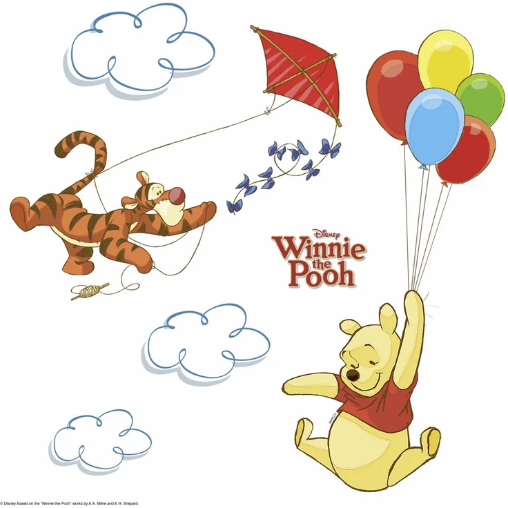 Komar Windowsticker Winnie Pooh Disney 31 x 31 cm – Bild 3
