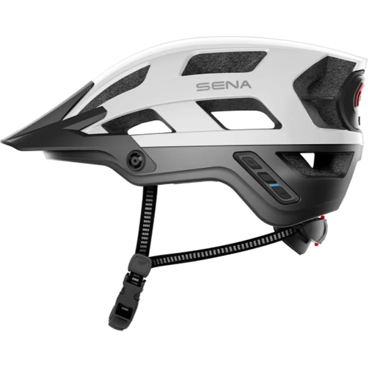 Sena M1 EVO Matte White Größe L smarter Fahrradhelm