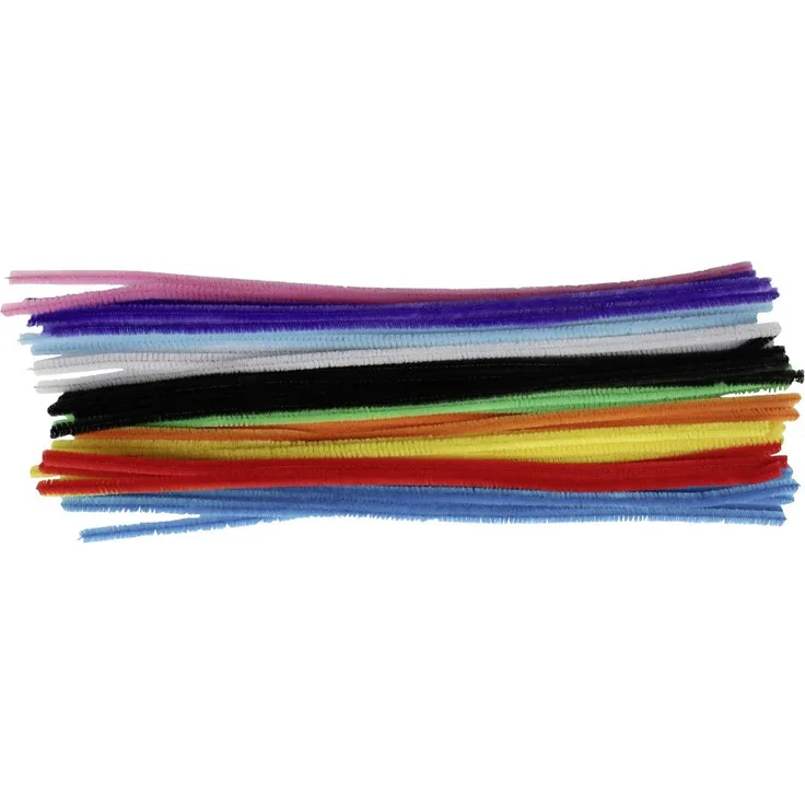 Glorex Biegeplüsch bunt 100 Stück