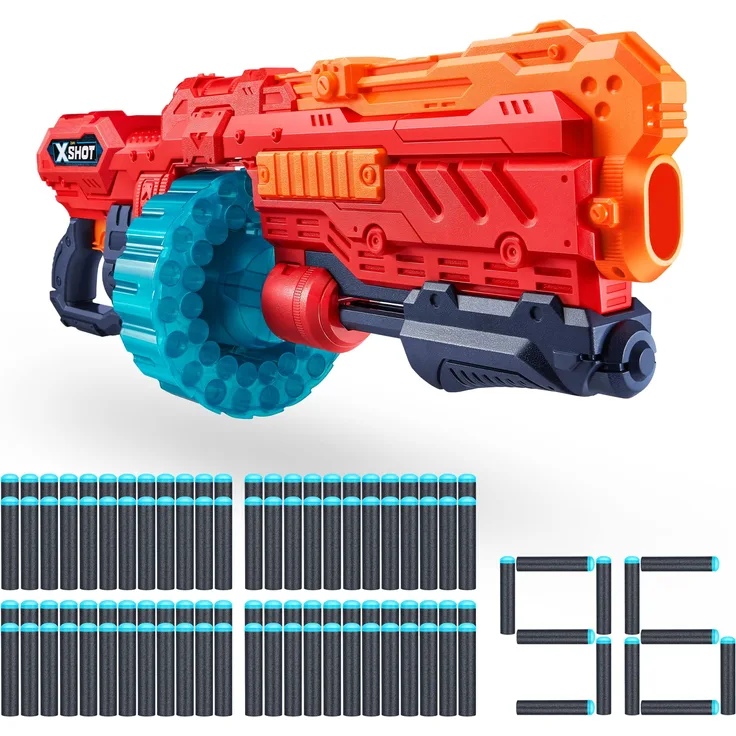 X-Shot Excel Turbo Advance Schaumstoffdart-Blaster (96 Darts)