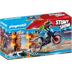 Playmobil Stuntshow 70553 'Stuntshow Motorrad mit Feuerwand', 26 Teile, ab 4 Jahren - Preisvergleich