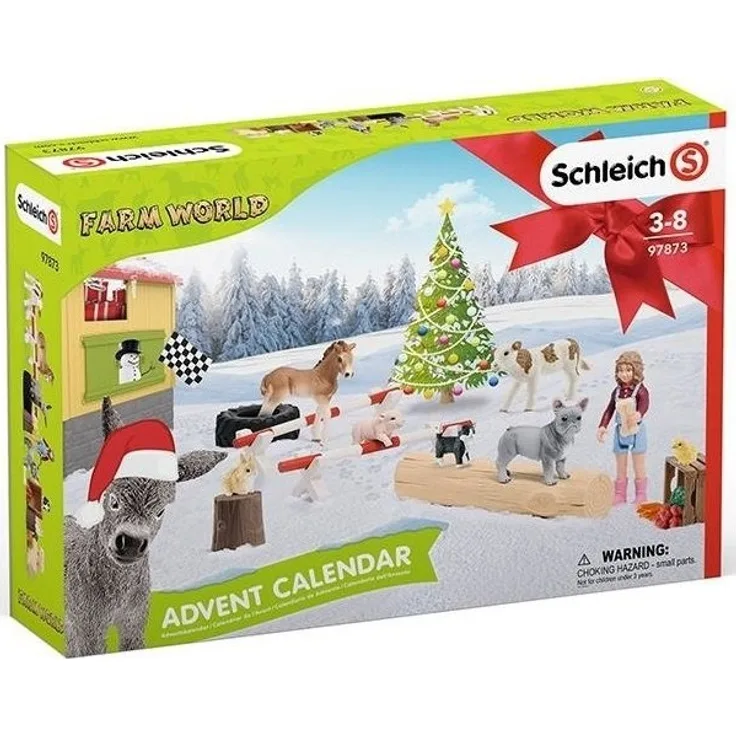 SCHLEICH 97873 Farm World 2019 Adventskalender, Mehrfarbig