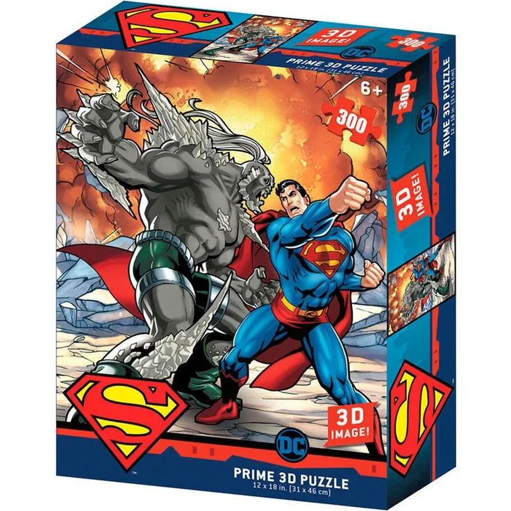 DC Comics Superman vs Doomsday Prime 3D Puzzle 300 Teile