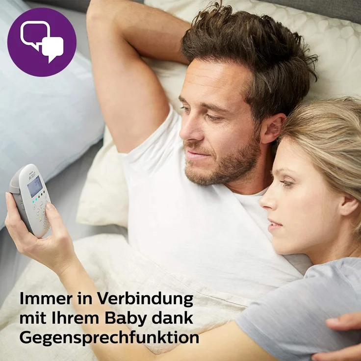 Philips Avent SCD733/26 Babyphone, DECT-Technologie, Eco-Mode, 18 Std. Laufzeit, 330 m Reichweite – Bild 9