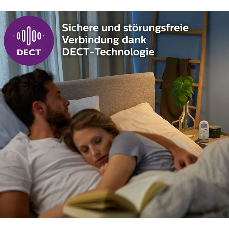 Philips Avent SCD733/26 Babyphone, DECT-Technologie, Eco-Mode, 18 Std. Laufzeit, 330 m Reichweite – Bild 4