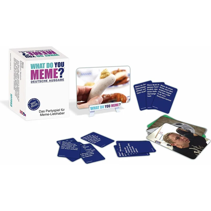 HUCH! 'What do You Meme' Kartenspiel, ab 18 Jahren, 3+ Spieler, 30-90 min Spielzeit, deutsch – Bild 2