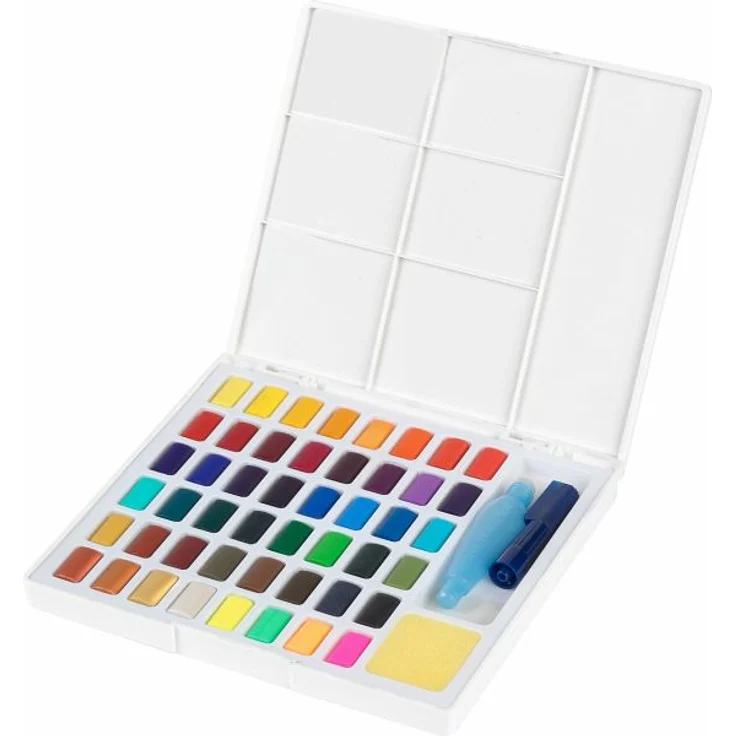 Faber-Castell Aquarellfarben in Näpfchen, 48er Etui – Bild 3