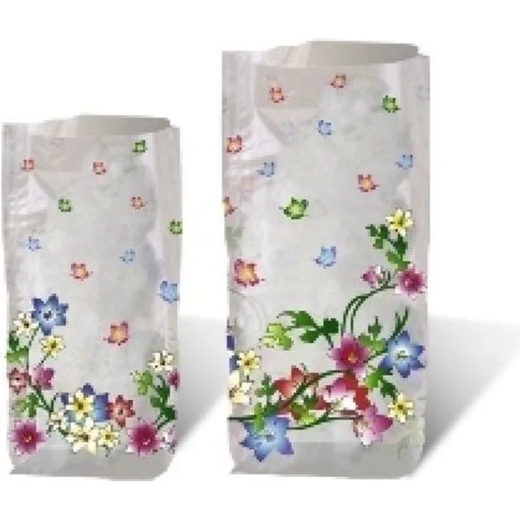 Geschenk-Bodenbeutel, Blumenranke