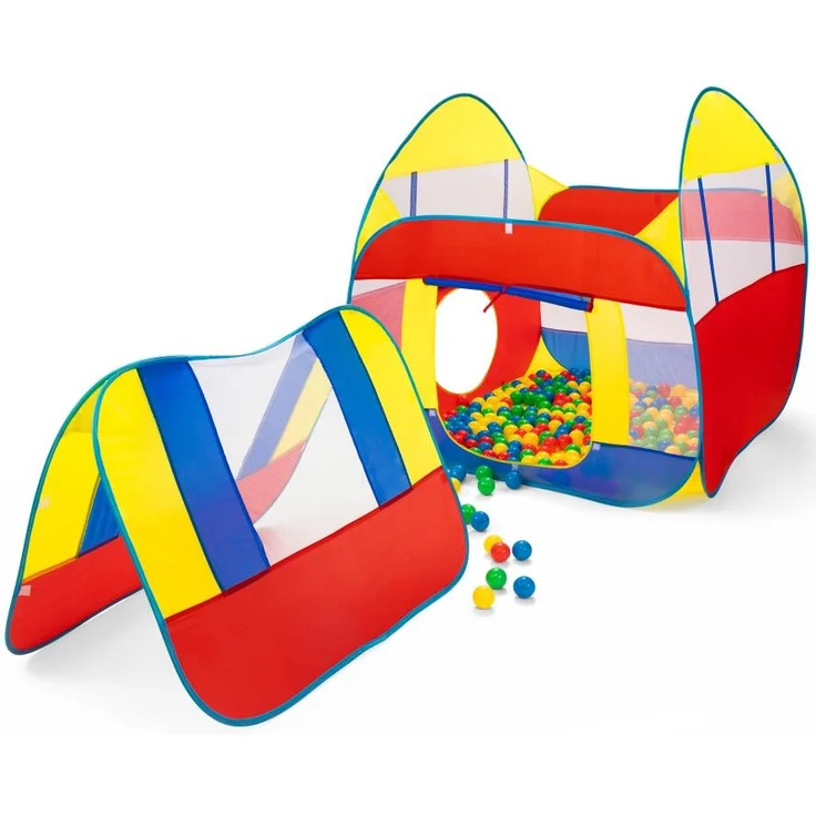 KIDUKU® Bällebad XXL + 300 Bälle + Tasche Spielhaus Babyzelt Spielzelt Kinderzelt ideal für dinnen und draußen – Bild 2