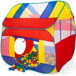 KIDUKU® Bällebad XXL + 300 Bälle + Tasche Spielhaus Babyzelt Spielzelt Kinderzelt ideal für dinnen und draußen