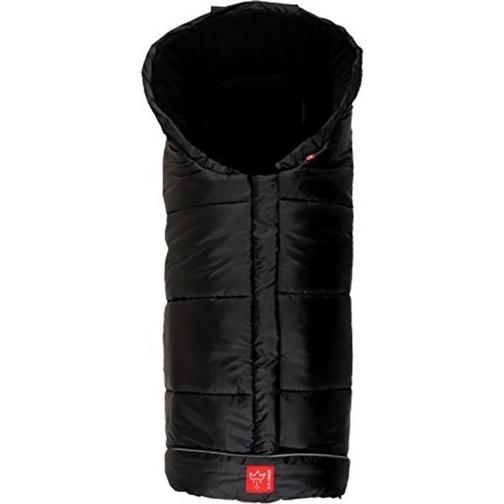 Kaiser 'Iglu Thermo Fleece' Fußsack schwarz, universell einsetzbar
