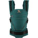 manduca 'XT Cotton' Babytrage Denimteal-Toffee, 3 Tragepositionen