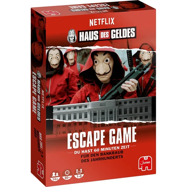 Jumbo Spiele 'Haus des Geldes - Escape Game' Denkspiel, ab 14 Jahren, 1 - 8 Spieler, 60 - 120 min Spielzeit