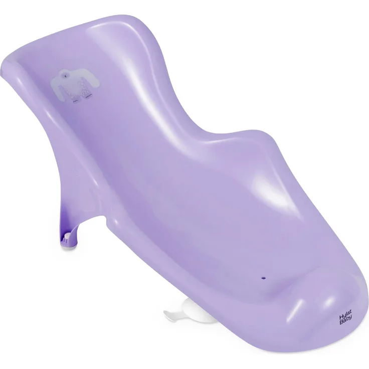 Badewanneneinsatz Baby - wertvolle Badehilfe für Säuglinge und Babys von Geburt bis ca. 6 Monate, Farbe:lila, Motiv:Yeti, Marke:Hylat Baby