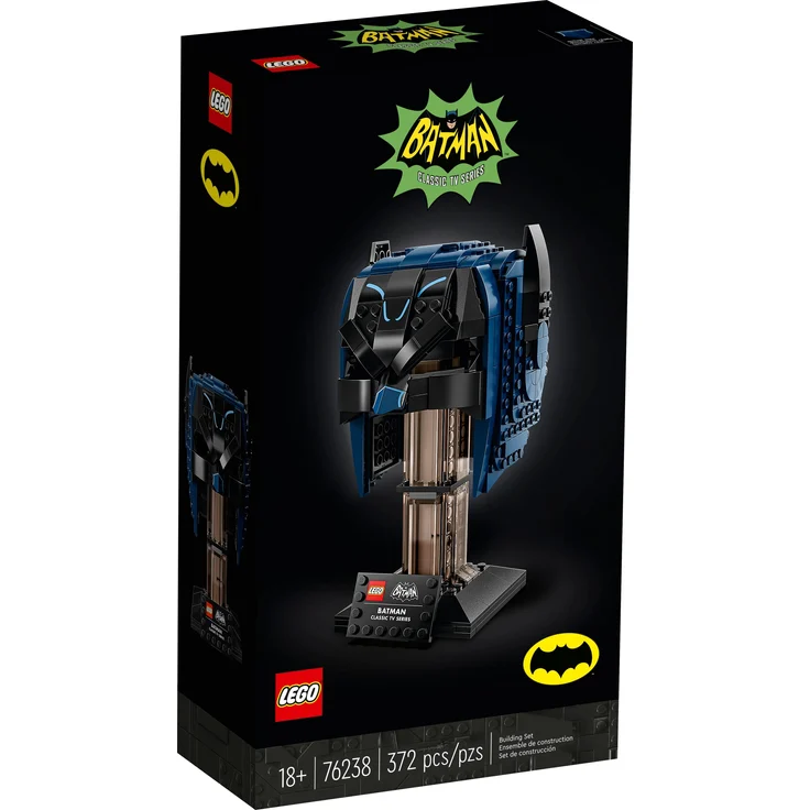 LEGO DC Super Heroes 76238 'Batman Maske aus dem TV-Klassiker', 372 Teile, ab 18 Jahren – Bild 3