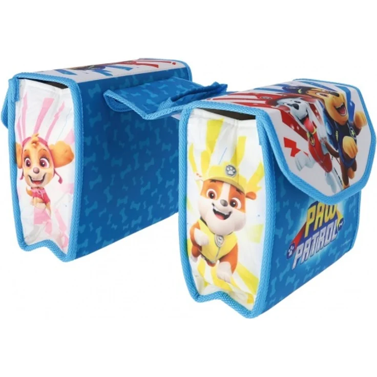 Doppelpacktasche PAW Patrol B230 x H200 x T80mm, blau/weiß mit Motiv